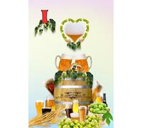 Notizbuch I Love Bier Bockbier Weißbier Pils Liebhaber Geschenkidee für Hobbybrauer Erinnerung an eine Bierverkostung Brauerei Bierfeste Biergarten ... Märzen Braumeister Bierliebhaber 04D21
