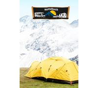 Notizbuch Wohnmobil Reisetagebuch für Wohnwagen Camper Fahrzeuge mit Vorzelt - Dachzelt Van Zelt Campingplatz Logbuch Geschenkidee Camping Tagebuch ... Sightseeing Fernreise Touristik 01AW09