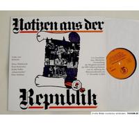 Notizen aus der Republik-Lieder und Kabarett (1978) - Dieter Hildebrandt, Knut Kiesewetter, Schneewittchen, Hans Scheibner.. / Vinyl record [Vinyl-LP]