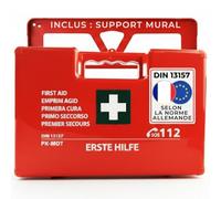 notlok Safety Work - Trousse de Secours Complete DIN 13157 | Trousse Premier Secours - Boîte Pharmacie Murale | Pour Entreprise & Maison | Kit avec Pansements & Couverture de Survie Isothermique