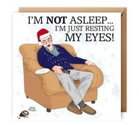 NotNiceThings Funny Husband Christmas Card - Funny Dad Christmas Cards 2024 - Funny Grandad and Brother Christmas Cards - Rude Personalised Xmas Cards