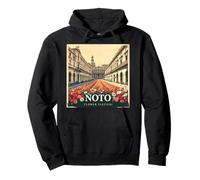 NOTO Flower Festival - Affiche Vintage Art - Sicile, Italie Sweat à Capuche