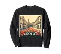 NOTO Flower Festival - Affiche Vintage Art - Sicile, Italie Sweatshirt