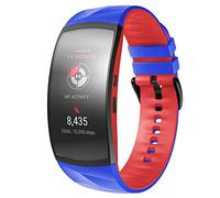 NotoCity Bracelet Gear Fit2 Pro/ Fit2, Bande de Remplacement en Silicone pour Samsung Gear Fit 2 Pro SM-R365/ Gear Fit2 SM-R360 Smart Watch