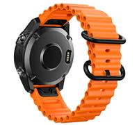 NotoCity Bracelet pour Garmin Fenix 5/ Fenix 6/Fenix 7, 22mm Quick Fit Ocean Wave Doux Repalcement Bracelet pour Fenix 5 Plus/Fenix 6 Pro/Forerunner 935/945/955/Instinct/Instinct 2/2 Solar…