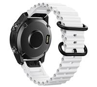 NotoCity Bracelet pour Garmin Fenix 5/ Fenix 6/Fenix 7, 22mm Quick Fit Ocean Wave Doux Repalcement Bracelet pour Fenix 5 Plus/Fenix 6 Pro/Forerunner 935/945/955/Instinct/Instinct 2/2 Solar…