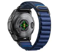 NotoCity Bracelet pour Garmin Fenix 6x pro, Quickfit 26mm Bracelet pour Garmin Fenix 8 51mm/7x/6x/7x pro/5x/5x plus/3/3HR, Nylon Crochet en G pour Tactix 8 51mm, Enduro 2/3, Quatix 3/7x(Blu marino)