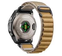 NotoCity Bracelet pour Garmin Fenix 6x pro, Quickfit 26mm Bracelet pour Garmin Fenix 8 51mm/7x/6x/7x pro/5x/5x plus/3/3HR, Nylon Crochet en G pour Tactix 8 51mm, Enduro 2/3, Quatix 3/7x(Blé)