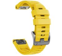 NotoCity Bracelet pour Garmin Fenix 7/6/5/6 pro/7 pro/5 plus, Quickfit 22mm Bracelet pour Garmin Forerunner 935/945/955/965, Epix Gen 2, Instinct/Instinct2, Quatix 7/6/5/7 pro, Approach S60(Jaune)