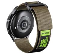 NotoCity Bracelet pour Samsung Galaxy Watch 7/6/5/4 40mm 44mm/Watch 3/5 Pro 45mm/6 Classic/4 Classic 43mm 47mm, 20mm Bracelet en Nylon pour Active 2/Gear Sport