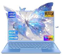 NOTODD Ordinateur Portable 14 Pouces 4 cœurs Celeron N5095 (jusqu'à 2,9 GHz) 8+256GB SSD Soutien Extension 1TB 1920x1200 PC Gamer Portable Win11 Laptop avec 2.4+5G WiFi Mini HDMI Bluetooth4.2-Bleu