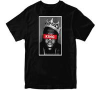 Notorious King Graphic T-Shirt Hip Hop Goat Big and Tall Pro Club Black 3XL
