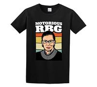 Notorious RBG Shirt Liberal Feminist Ruth Bader Ginsburg RBG Men's T-Shirt Unisex Black Men Tees XXL