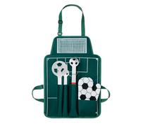 noTrash2003 Ensemble tablier + 4 ustensiles de barbecue Fan de foot