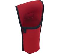 noTrash2003 Lot de 2 sacs isothermes pour bouteilles, en néoprène, avec passant de ceinture pour fixation à la ceinture au guidon de vélo, à la poussette ou à la bouteille d'eau, rouges