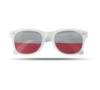 Notrash2003 Lunettes de soleil pour supporters de Coupe du monde/Euro - Lunettes de football - Lunettes de sport pour fans - Drapeaux des pays - Lunettes pour hommes et femmes - Pour les vacances, les