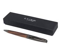 noTrash2003 Stylo à bille en métal noble Stylo à bille avec tige en bois, laiton chromé, instrument d'écriture noble