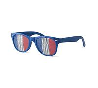 noTrash2003 WM Lunettes de Soleil pour Supporters de Football - Motif Drapeau National, Lunettes de Sport pour Majorque, Vacances d'Été, Plage et Fête - France