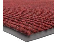 Notrax 109 Brosse Step Tapis d'entrée pour les Halls et les Intérieur Entranceways, 3' Width x 5' Length, rouge/noir, 1