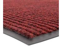 Notrax 109 Brush Step Carpeted Indoor/Outdoor Entrance Mat for Home Or Office, 3' X 10', Absorbent Slip Resistant Heavy Duty Entry Mat, Red/Black, 109S0310RB