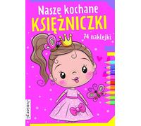 Notre adorable livre de coloriage sur les princesses avec des autocollants à l'intérieur. Des livres et du plaisir