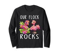Notre Amoureux des Flamants Roses Flock Rocks Manche Longue