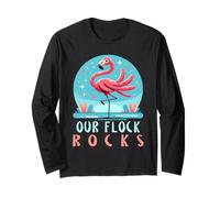 Notre Amoureux des Flamants Roses Flock Rocks Manche Longue