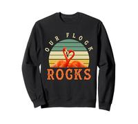 Notre Amoureux des Flamants Roses Flock Rocks Sweatshirt
