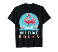 Notre Amoureux des Flamants Roses Flock Rocks T-Shirt