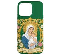 Notre Bienheureuse Marie Mère Dieu Bébé Jésus Enfant Catholique Coque pour iPhone 15 Pro Max
