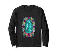 Notre-Dame de Guadalupe Marian Catholique Manche Longue