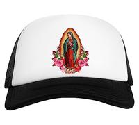 Notre-Dame de Guadalupe Vierge Marie Mexicaine Mexique Casquette De Baseball Unisexe Blanche Et Noire Baseball Cap Unisex Black White