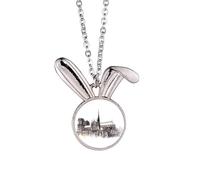 Notre-Dame de in Paris France Collier Pendentif Lapin Animal Bijoux Cadeau