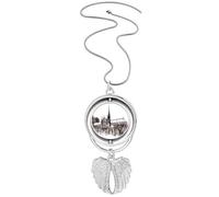 Notre-Dame de in Paris France Pendentif Ailes d'ange Tournant Collier Bijoux