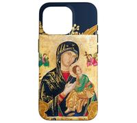 Notre-Dame de l'Éternelle Aide Marie Icône Catholique Coque pour iPhone 16 Pro