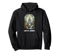Notre-Dame de Lourdes 1858 Pèlerinage marial catholique Sweat à Capuche