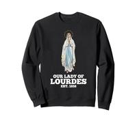 Notre-Dame de Lourdes 1858 - Pèlerinage Marian Catholique Sweatshirt