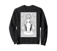 Notre Dame de Lourdes Immaculée Conception Marie Catholique Sweatshirt