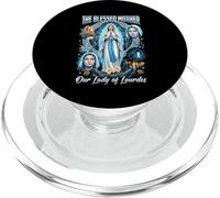 Notre-Dame de Lourdes Pèlerinage Marial Catholique PopSockets PopGrip pour MagSafe