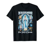 Notre-Dame de Lourdes Pèlerinage Marial Catholique T-Shirt