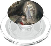 Notre-Dame de Lourdes Sainte Bernadette Marie Immaculée Catholique PopSockets PopGrip pour MagSafe