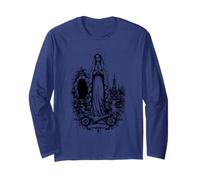 Notre-Dame de Lourdes Symbole Puissant Saint Marie Mère Marie Manche Longue