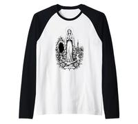 Notre-Dame de Lourdes Symbole Puissant Saint Marie Mère Marie Manche Raglan