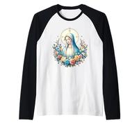 Notre-Dame de Lourdes Symbole Puissant Saint Marie Mère Marie Manche Raglan