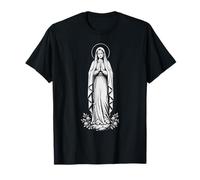 Notre-Dame de Lourdes Symbole Puissant Saint Marie Mère Marie T-Shirt