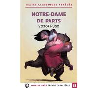 Notre-dame de paris Grands caractères, édition accessible pour les malvoyants - Victor Hugo - Voir De Pres - broché - Roman