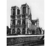 Notre-Dame de Paris vers 1910 - Cadre bois noir - 30x24 G