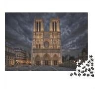 Notre-Dame de ParisPuzzle DIY 1000 Pièces Complet pour Couples Amélioration De La Mémoire Divertissement Familial 52x38cm/1000pcs