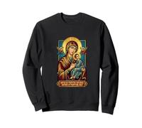 Notre-Dame de Perpétuel Aide Sainte Mère Marie Catholique Sweatshirt