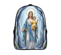 notre dame décontracté sacs dos élégant cool étudiant cartable 2 compartiment pigeon 3d imprimé sac d'école-16,12 ans et plus garçons filles pour l'école les voyages les affaires